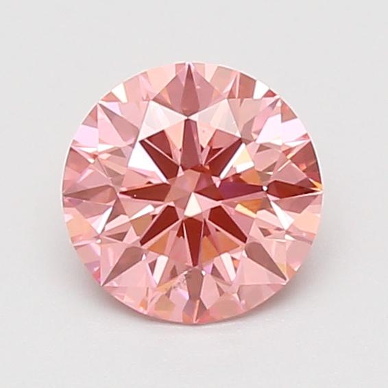 1.05 Ct. Fancy Vivid Pink Round Lab Grown Diamond