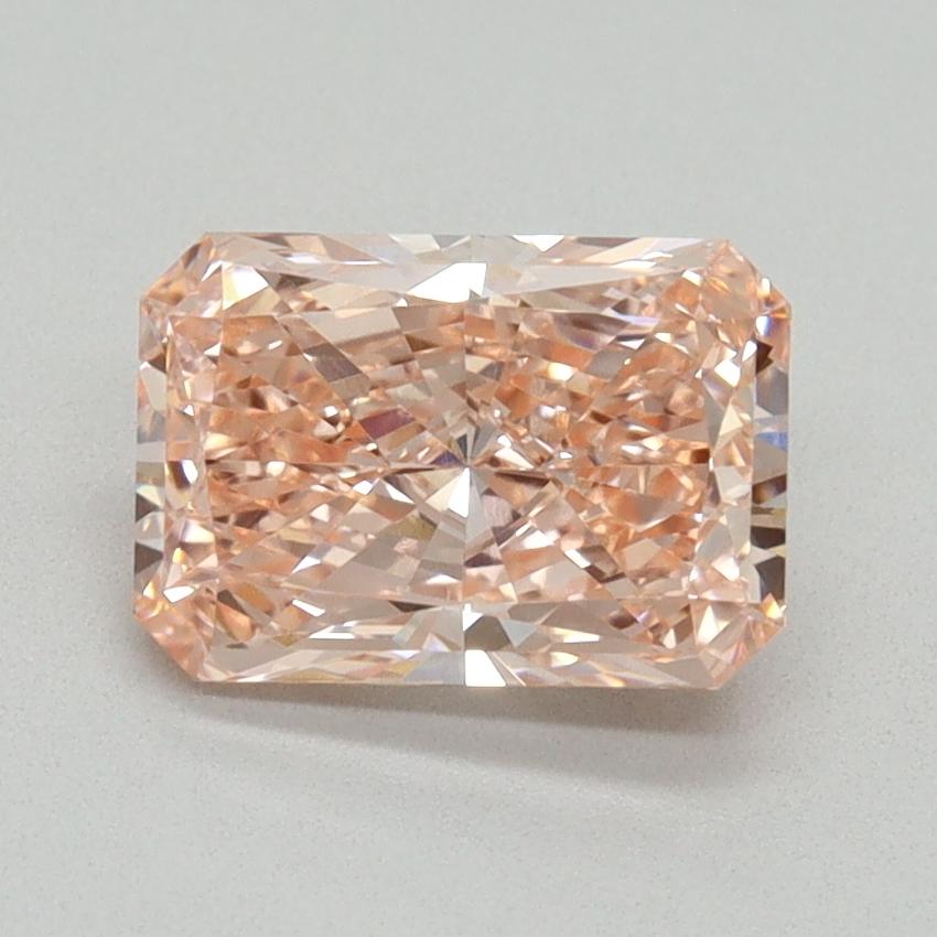 1.57 Ct. Fancy Vivid Pink Radiant Lab Grown Diamond