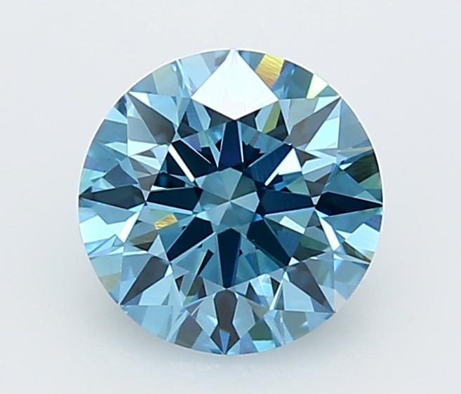 1.99 Ct. Fancy Vivid  Blue Round Lab Grown Diamond