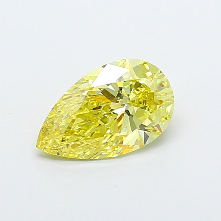 2.02 Ct. Fancy Vivid Yellow Pear Lab Grown Diamond