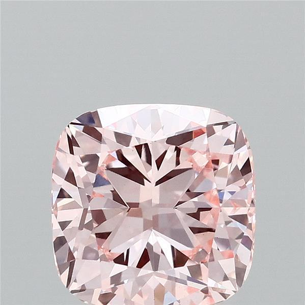 2.04 Ct. Fancy Intense  Pink Cushion Lab Grown Diamond