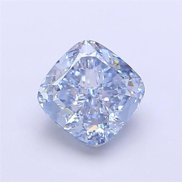 1.50 Ct. Fancy Intense  Blue Cushion Lab Grown Diamond