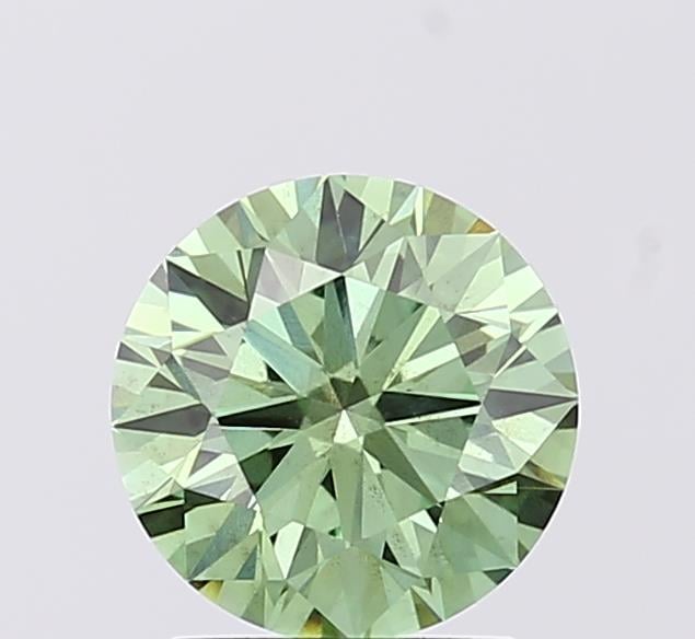1.50 Ct. Fancy Vivid  Green Round Lab Grown Diamond