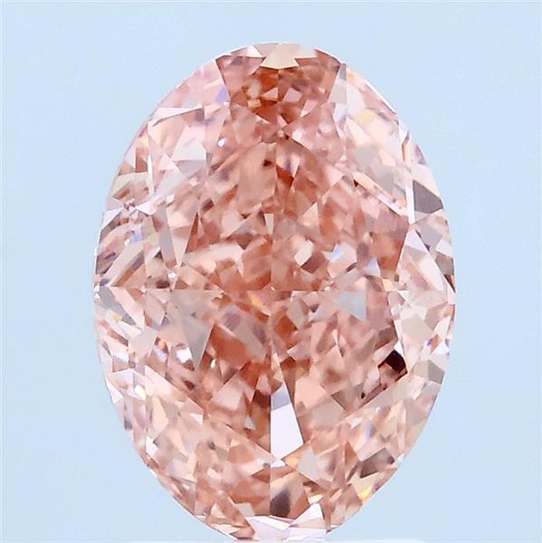 2.01 Ct. Fancy Pink Oval Lab Grown Diamond
