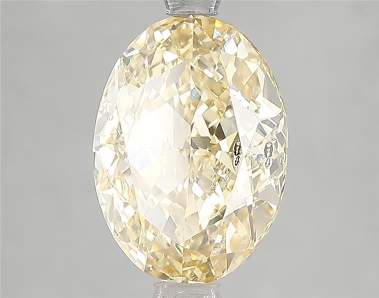 3.00 Ct. Fancy Intense Yellow Oval Lab Grown Diamond