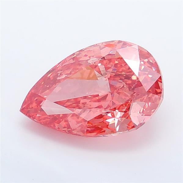 2.29 Ct. Fancy Vivid Pink Pear Lab Grown Diamond