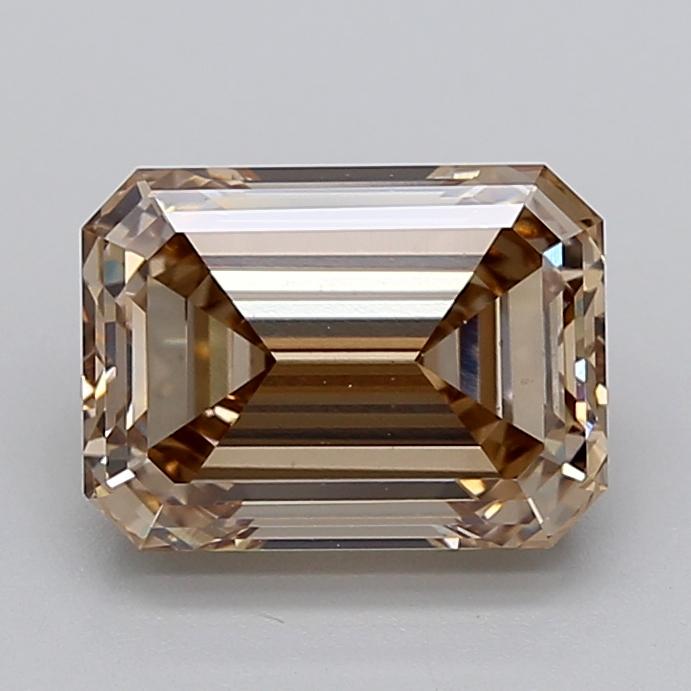 3.26 Ct. Fancy Light  Brown Emerald Lab Grown Diamond