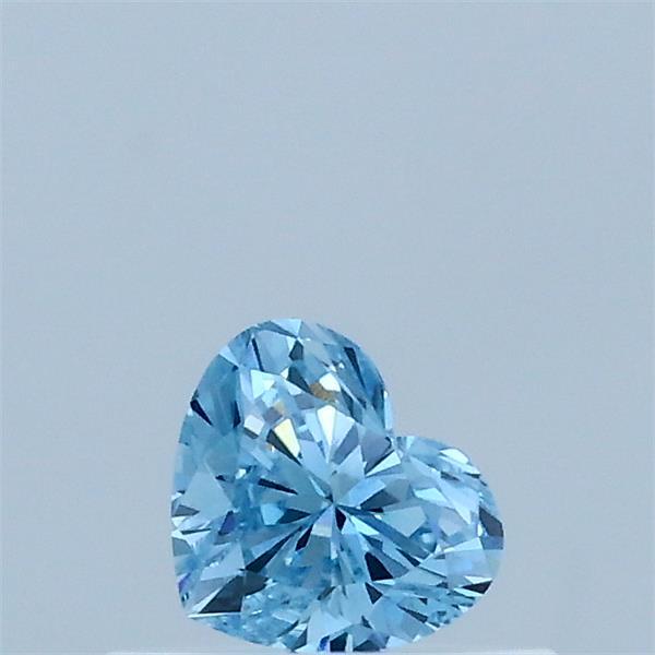 0.31 Ct. Fancy Vivid Blue Heart Lab Grown Diamond