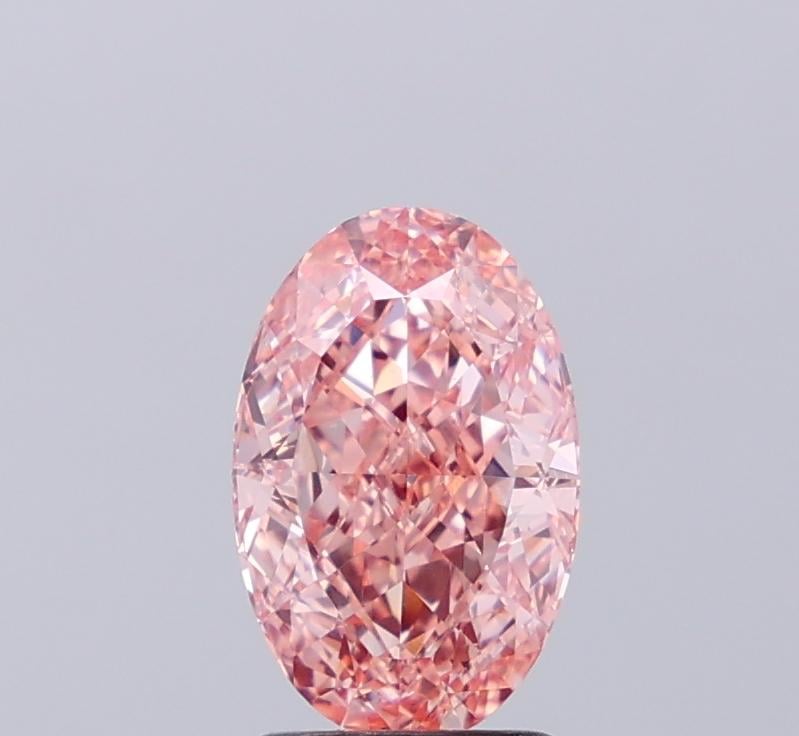 1.84 Ct. Fancy Vivid  Pink Oval Lab Grown Diamond
