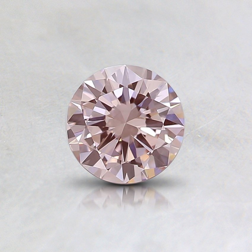 0.39 Ct.  Fancy Pink Round  Lab Grown Diamond