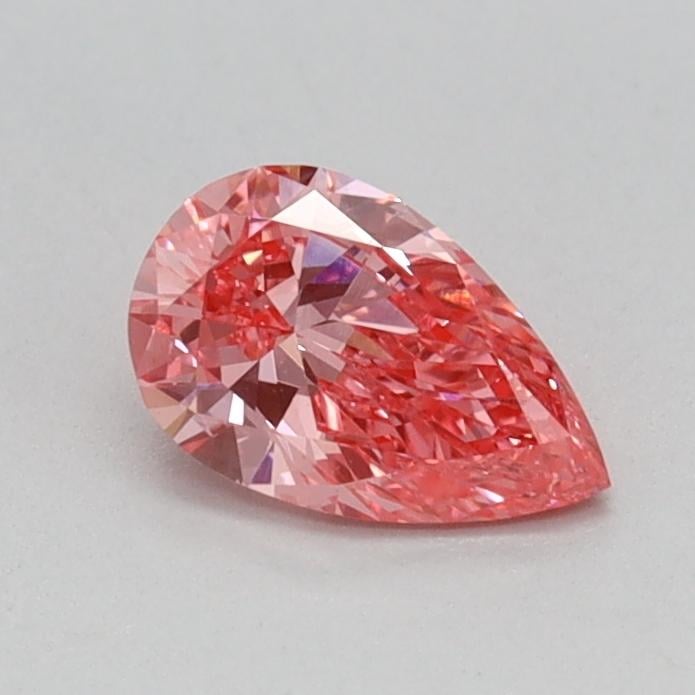 0.35 Ct. Fancy Vivid Pink Pear Lab Grown Diamond