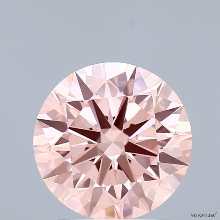 2.05 Ct. Fancy Intense Pink Round Lab Grown Diamond
