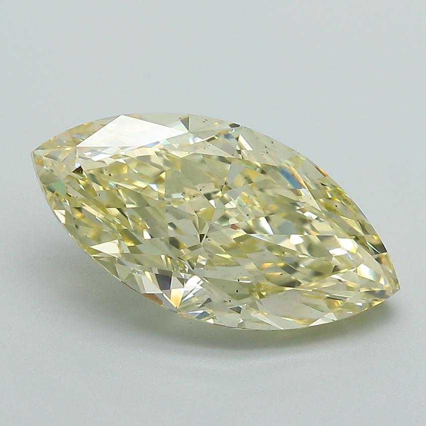 4.92 Ct. Fancy Yellow Marquise Lab Grown Diamond