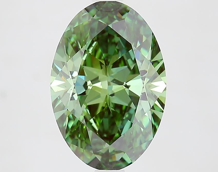 3.03 Ct. Fancy Vivid Pink Oval Lab Grown Diamond