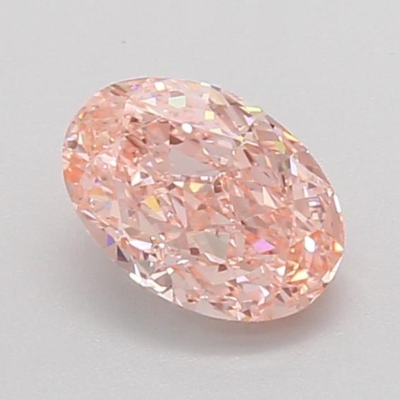 1.04 Ct. Fancy Vivid Pink Oval Lab Grown Diamond