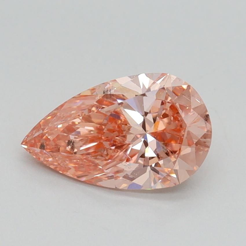 1.00 Ct. Fancy Intense Pink Pear Lab Grown Diamond