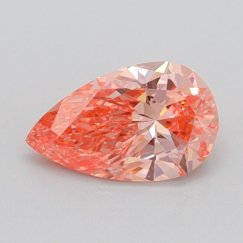 1.02 Ct. Fancy Vivid Pink Pear Lab Grown Diamond