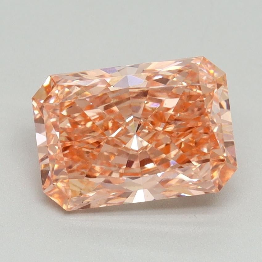 2.00 Ct. Fancy Vivid Pink Radiant Lab Grown Diamond
