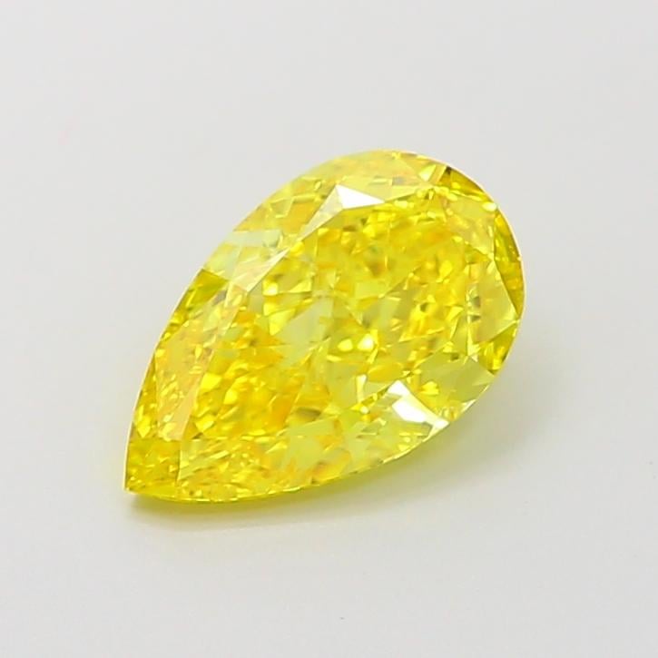 1.57 Ct. Fancy Yellow Pear Lab Grown Diamond
