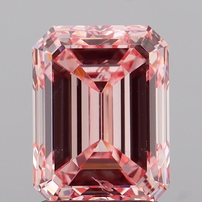 2.00 Ct. Fancy Intense  Pink Emerald Lab Grown Diamond