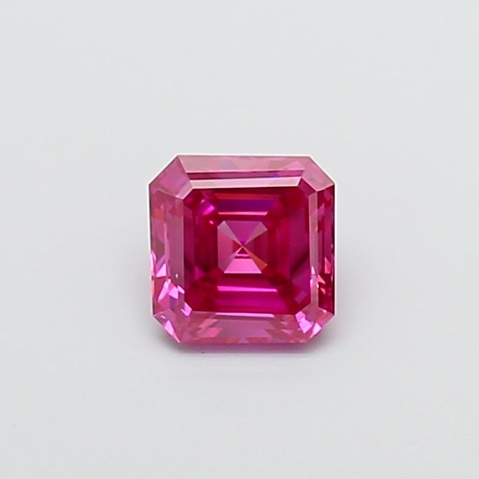 1.00 Ct. Fancy Pink Asscher Lab Grown Diamond