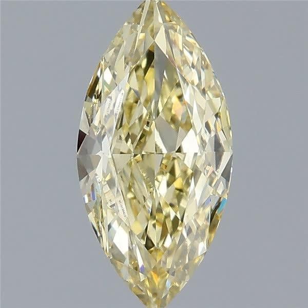 1.08 Ct. Fancy Yellow Marquise Lab Grown Diamond