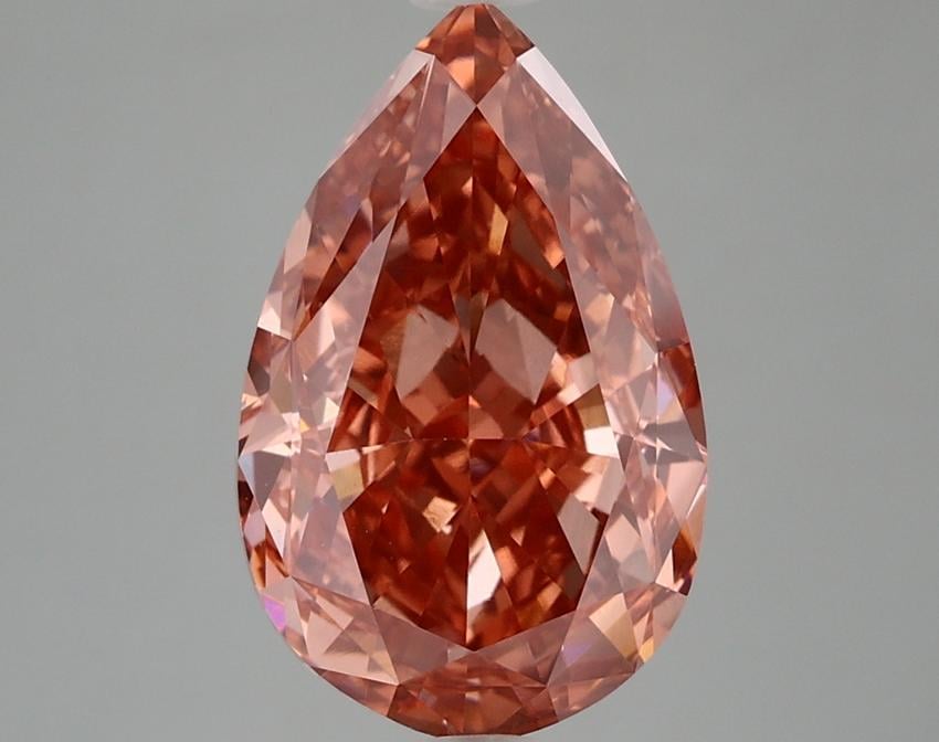 5.12 Ct. Fancy Pink Pear Lab Grown Diamond