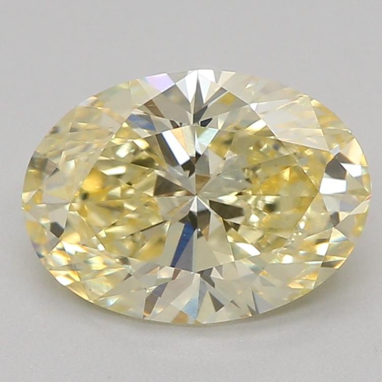 1.04 Ct. Fancy Yellow Oval Lab Grown Diamond