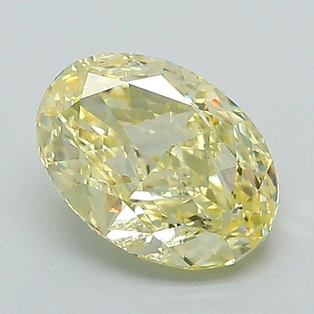 1.14 Ct. Fancy Intense Yellow Oval Lab Grown Diamond