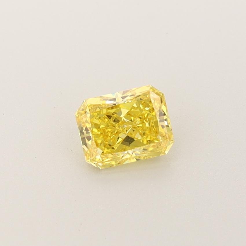 0.60 Ct. Fancy Vivid  Yellow Radiant Lab Grown Diamond
