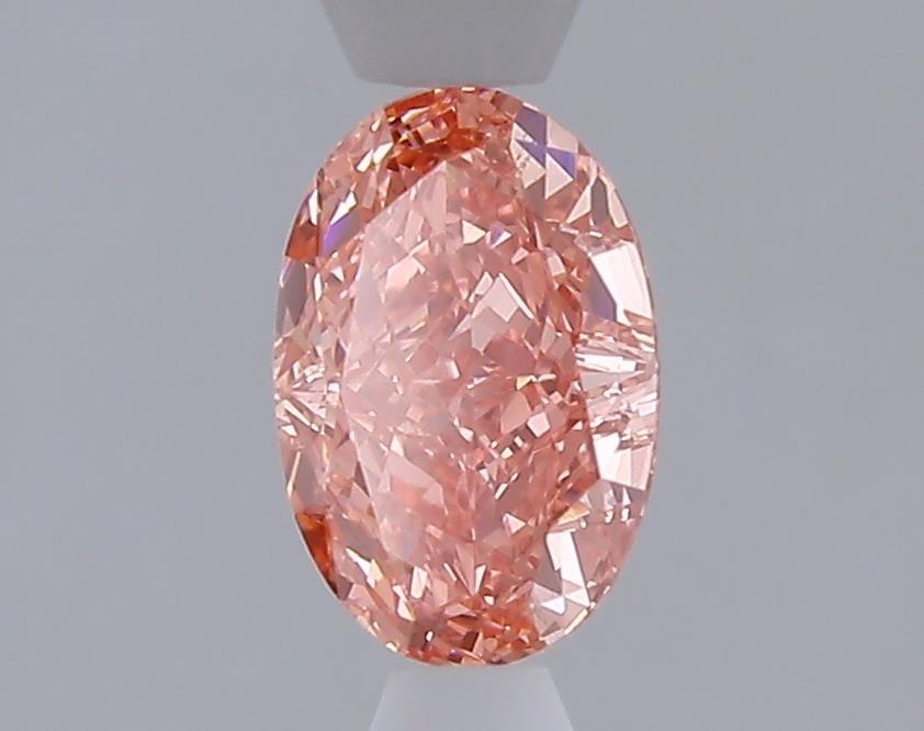 1.06 Ct. Fancy Vivid Pink Oval Lab Grown Diamond