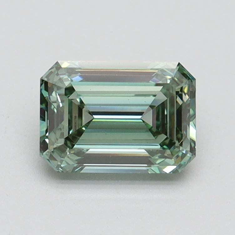 1.05 Ct. Fancy Intense Pacific Green Emerald Lab Grown Diamond