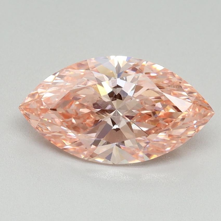 2.20 Ct. Fancy Vivid Pink Marquise Lab Grown Diamond