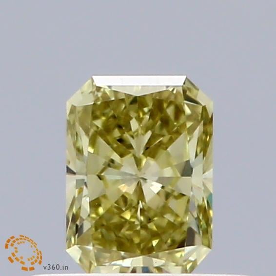 0.39 Ct. Fancy Intense  Yellow Radiant Lab Grown Diamond