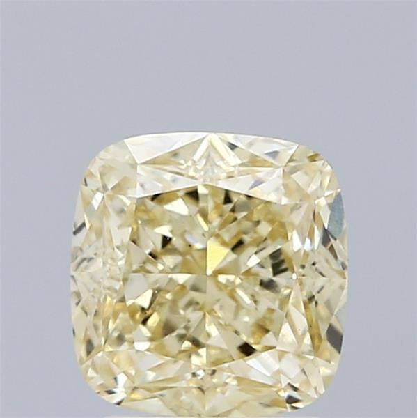 2.11 Ct. Fancy Intense Yellow Cushion Lab Grown Diamond