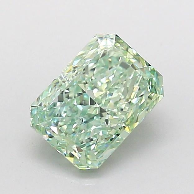 1.06 Ct. Fancy Intense  Green Radiant Lab Grown Diamond