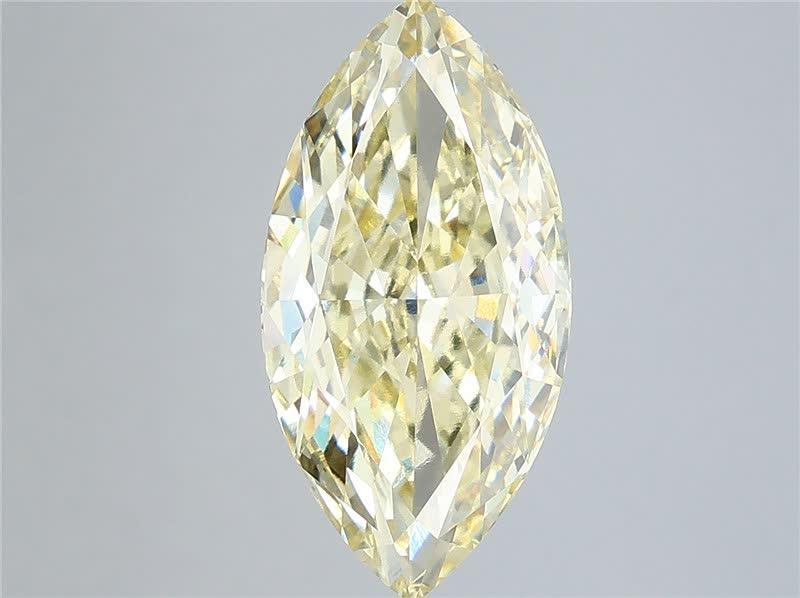4.51 Ct. Fancy Yellow Marquise Lab Grown Diamond