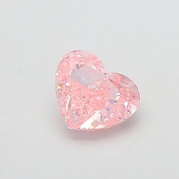 1.51 Ct. Fancy Intense  Pink Heart Lab Grown Diamond