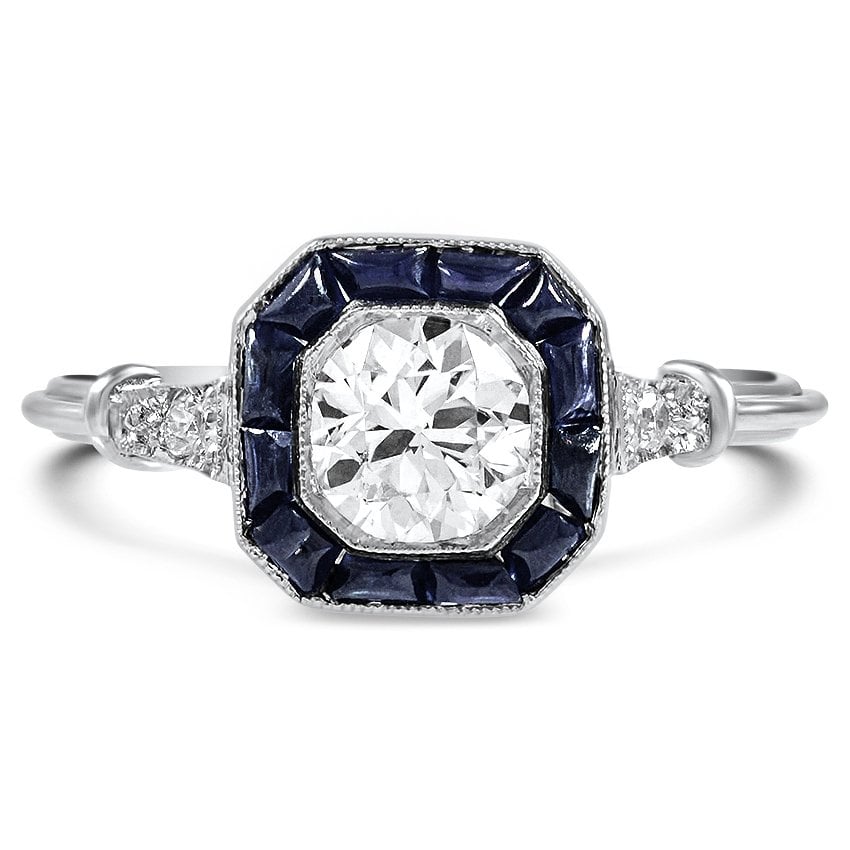 Art Deco Diamond Vintage Ring Arlington Brilliant Earth