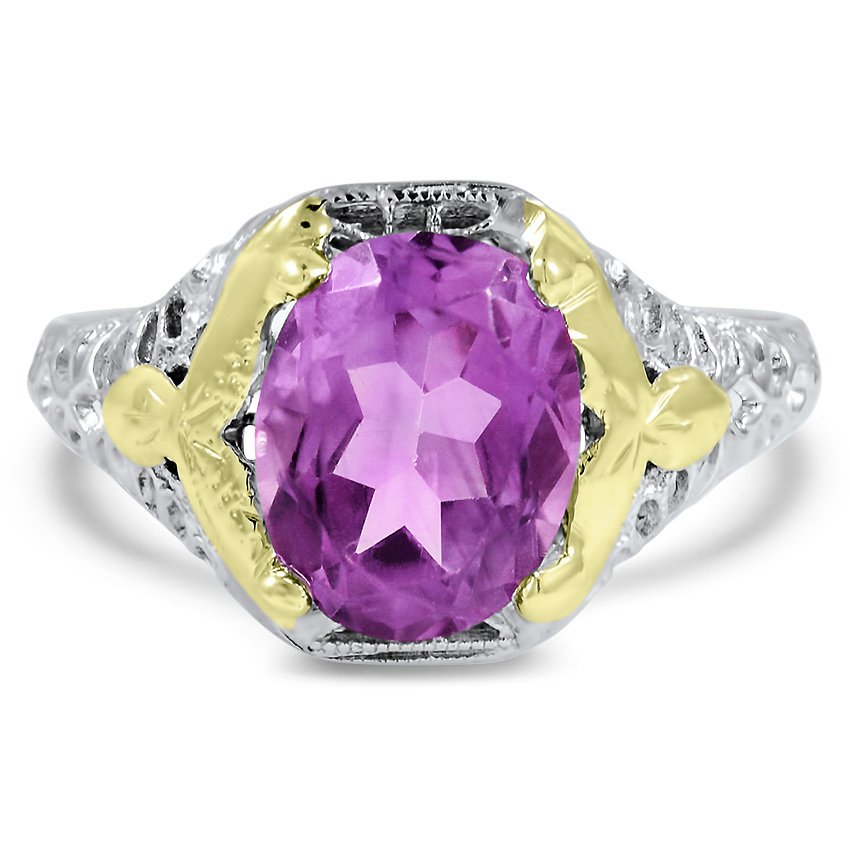 Edwardian Amethyst Vintage Ring