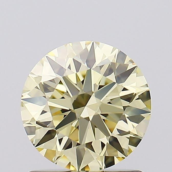 1.07 Ct. Fancy Light Yellow Round Lab Grown Diamond