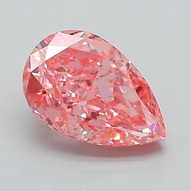 1.00 Ct. Fancy Vivid Pink Pear Lab Grown Diamond