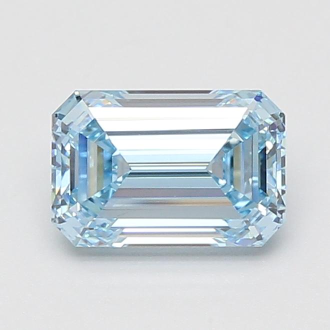 1.60 Ct. Fancy Intense Blue Emerald Lab Grown Diamond