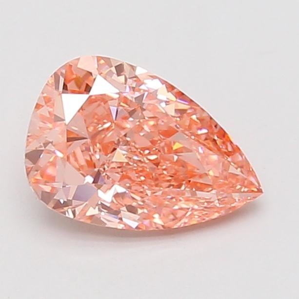 1.34 Ct. Fancy Vivid Pink Pear Lab Grown Diamond