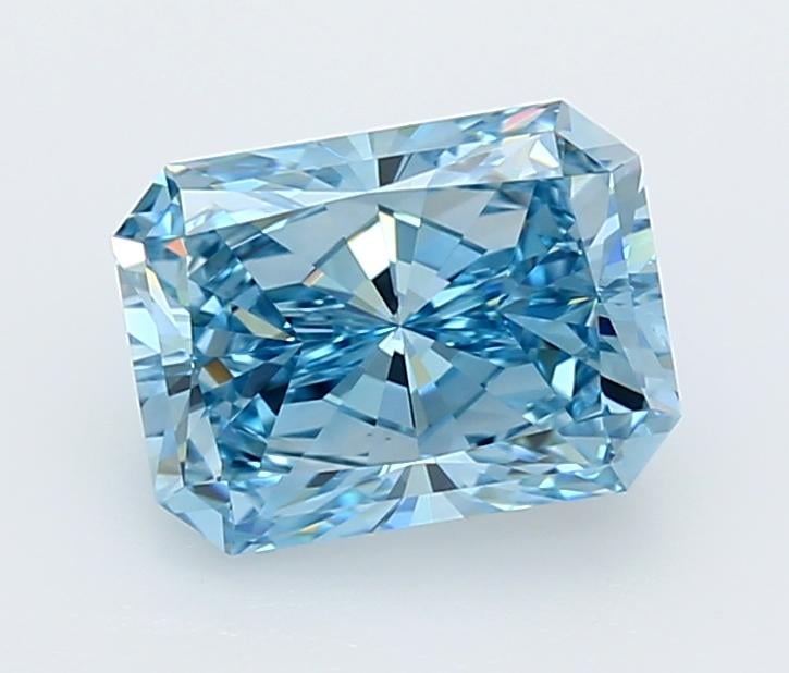 2.56 Ct. Fancy Vivid  Blue Radiant Lab Grown Diamond