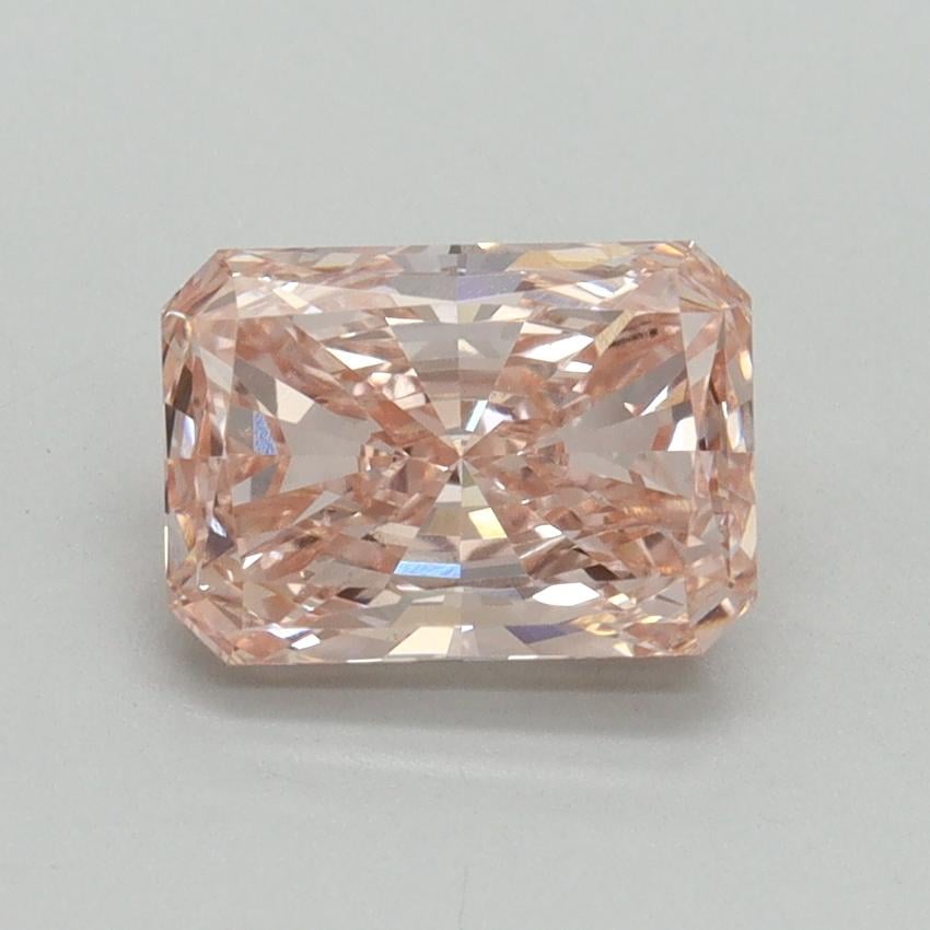 1.62 Ct. Fancy Intense Pink Radiant Lab Grown Diamond