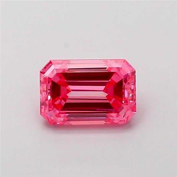 1.05 Ct. Fancy Vivid  Pink Emerald Lab Grown Diamond