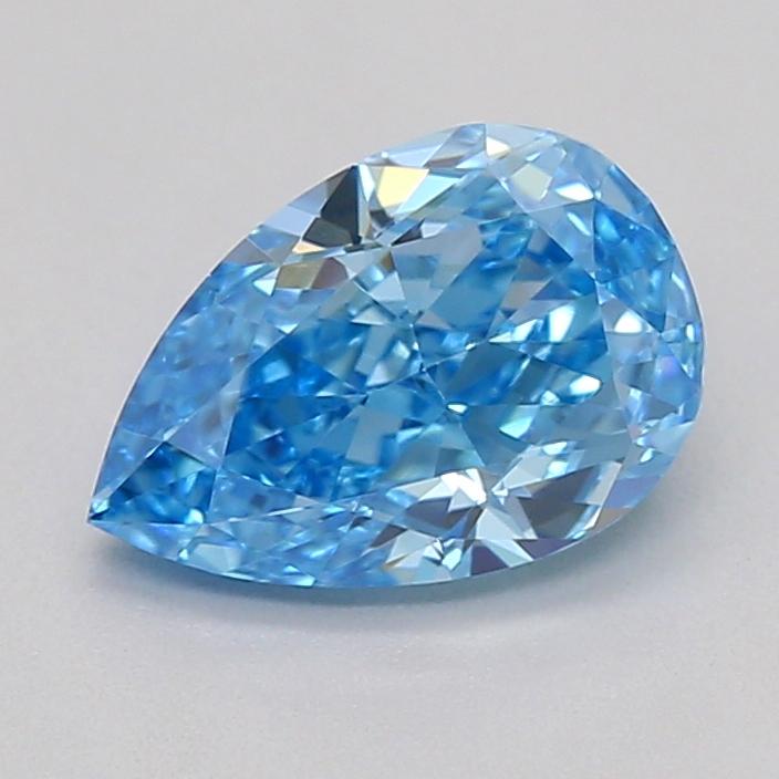 0.70 Ct. Fancy Blue Pear Lab Grown Diamond
