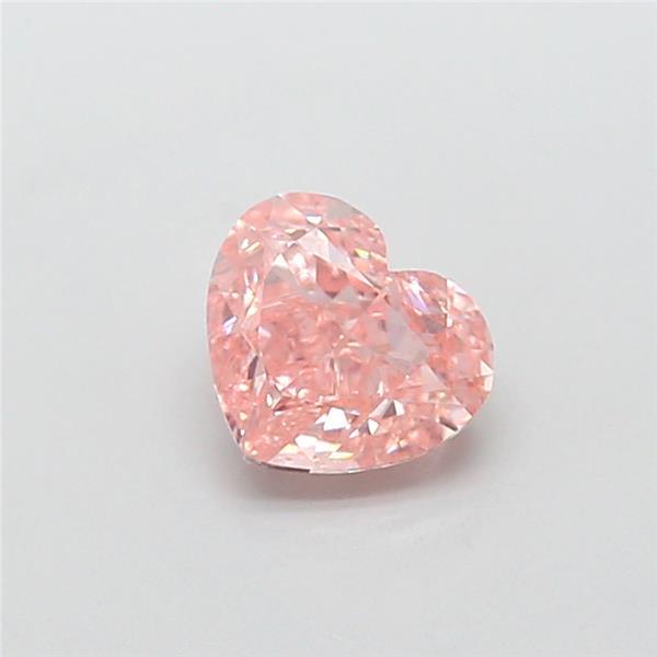 0.99 Ct. Fancy Intense Pink Heart Lab Grown Diamond