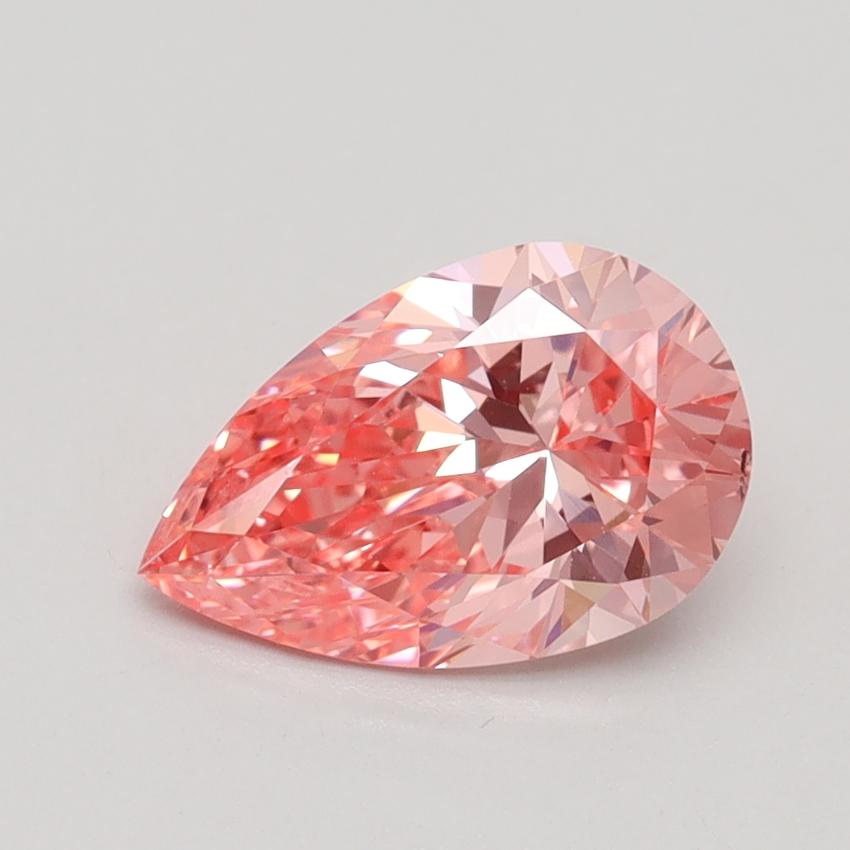 1.36 Ct. Fancy Vivid Pink Pear Lab Grown Diamond